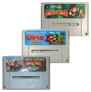 Super Donkey Kong(Donkey Kong Country)1 2 3 Nintendo Super Famicom SNES Japanver - Picture 1 of 4