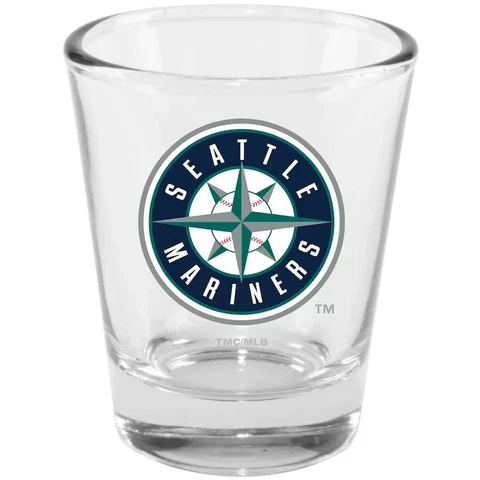 SEATTLE MARINERS MLB 2 OZ GAME DAY SHOT GLASS BY BOELTER FREE SHIP Cover