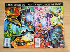 X-MEN: DIVIDED WE STAND #1-2 by Marvel Comics (2008), two book set