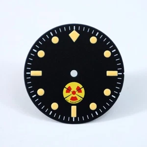 DS Matte dial Mod Bp FIFTY /FATHOMS No Radiations Beige NH35 Skx007 NH36 28.5mm - Picture 1 of 3