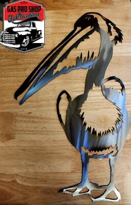 Pelican metal wall art plasma cut decor  - Picture 1 of 1