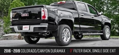 Escape MBRP 3" Armor negro para Chevy GMC Colorado Canyon 2016-2022 2,8 L Duramax Foto 1 de 2
