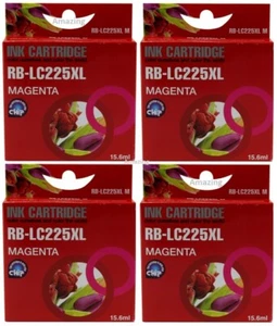 4 Magenta Ink Cartridge Use with Brother DCP-J4120DW MFC-J4420DW J4620DW Non-OEM - Picture 1 of 1