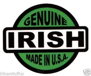 ORIGINAL IRISH MADE U.S.A. AUFKLEBER LAPTOP STICKER TASSE STICKER WERKZEUGKASTEN STICKER  - Bild 1 von 1