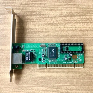 CARTE RÉSEAU PCI - 10/100/1000 MBPS GIGABIT ETHERNET - CHIPSET REALTEK RTL8169SC - Foto 1 di 2