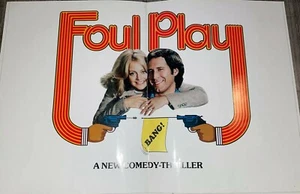 Foul Play 1977 Movie Pressbook Goldie Hawn and Chevy Chase  - Picture 1 of 3