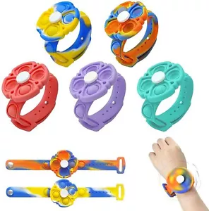 Orologio Pop It Braccialetto Spinner Silicone Giocattolo Sensoriale Bolla Sollievo Stress Fidget - Foto 1 di 18
