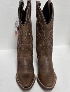 Rawhide By Abilene Women's Western Boots Earthbrown Size 8 NIB #5029 - Picture 1 of 5