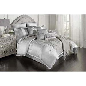 Riverbrook Home Elegant Collection Comforter Set, King, Aileen – Gray/Spice, ... - Picture 1 of 8