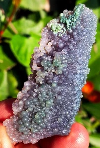 Muestra de ágata de uva púrpura Starlight calcedonia botrioidal natural 26,6 g ie3072 - Imagen 1 de 11