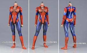 1/6 Female Elastic Jumpsuit Spider-Man Pint Bodysuit Clothes Model F 12'' Figure - Picture 1 of 6