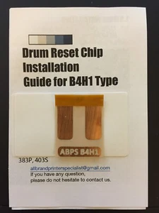 Chip de reinicio de tambor fácil para OKI B402 B412 B432 B512 MB442 MB452 MB462 MB472 [B4H1-4 - Imagen 1 de 8