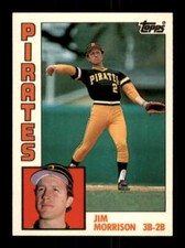 1984 Topps Tiffany #44 Jim Morrison NM/NM+ Pirates 230714