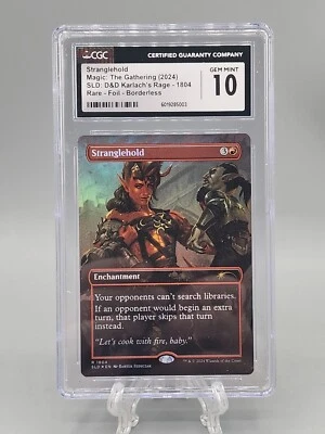 MTG Stranglehold D&D Secret Lair Foil Borderless Art CGC 10 Gem Mint Card #1804 - Image 1 of 4