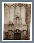 France, Abbaye de Saint Martin aux Bois, Porte Renaissance  Vintage silver print