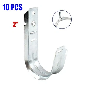 10 Stck. 2 Zoll J Haken Decke Wandhalterung Hängen CAT6 CAT5 Netzwerk Kabel Management - Bild 1 von 1