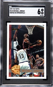 1997-98 Topps Michael Jordan #123 SGC 6 - Picture 1 of 2