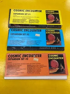 Vintage 70s 80s Cosmic Encounter Board Game expansion sets - Picture 1 of 17