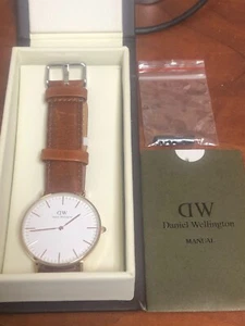 Reloj Daniel Wellington Clásico Sheffield Correa Cuero Marrón B36R8 - Imagen 1 de 2