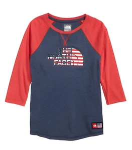 The North Face IC Tri-blend 3/4 Tee Big Boy Size XL NEW W TAG - Picture 1 of 7