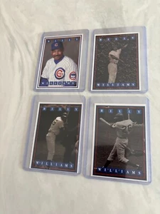 1993 HOF Billy Williams Chicago Cubs Old Style Baseball Card Set (4 cards) - Picture 1 of 2