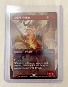 1x Utvara Hellkite Anime Borderlss Ravnica Remastered MTG Magic the Gathering NM - Picture 1 of 3