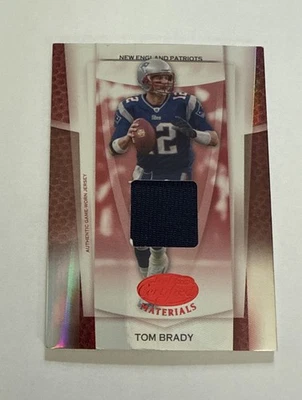 Parche de recuerdos Donruss Playoff Tom Brady 2007 usado en juegos 89/100 Foto 1 de 2