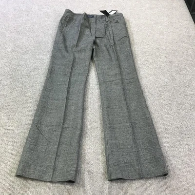 Pantalones de vestir Gant para mujer 8 negros anchos de lana Glen a cuadros pantalones oficina trabajo Foto 1 de 4