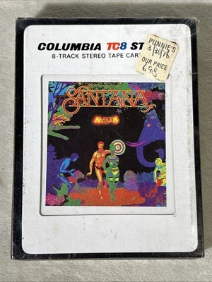 Santana Amigos NEW SEALED 8-Track Cartridge Tape Columbia - Image 1 of 4