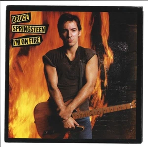 COND RARITY Bruce Springsteen Vinyl 45 PS I'm on Fire/Johnny Bye Bye NM/Mint - Picture 1 of 4