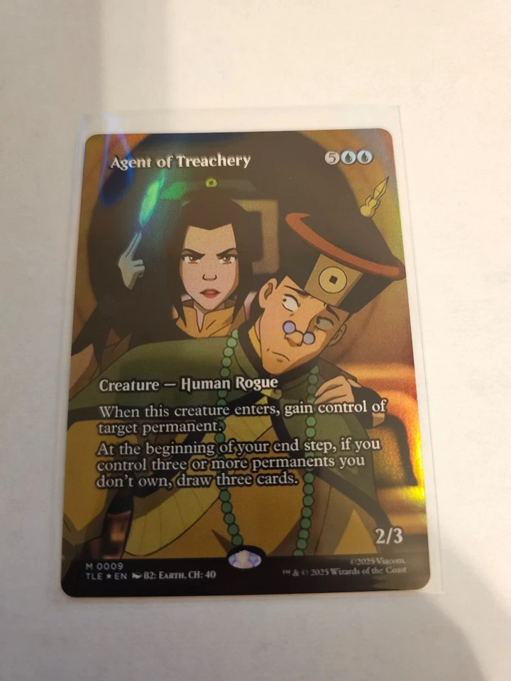 Agent of Treachery Borderless FOIL MTG Avatar: TLA Eternal-Legal Nm/M *ON HAND* - Image 1 of 1