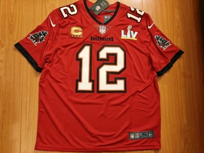 Camiseta Nike Tom Brady Tampa Bay Buccaneers Elite Vapor Limited NFL tamanho XL SB LV  - Imagem 1 de 4