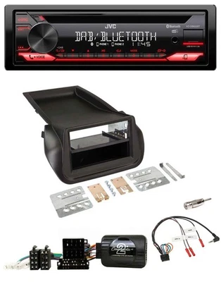 JVC CD DAB USB Bluetooth Lenkrad Autoradio für FIAT Fiorino ab 2008 - Bild 1 von 4