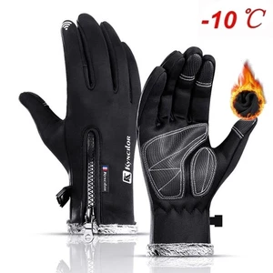 -10℉ Waterproof Windproof Touch Screen Warm Winter Gloves for Cold Weather Men - Picture 1 of 13