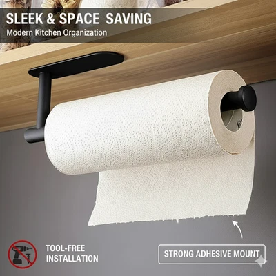 Toallero de papel debajo del gabinete montaje en pared acero inoxidable estante cocina EE. UU. NUEVO Foto 1 de 4