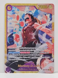 Juego de cartas coleccionables de una pieza Monkey.D.Luffy EB02-061 SEG 3, casi nuevo - Imagen 1 de 7