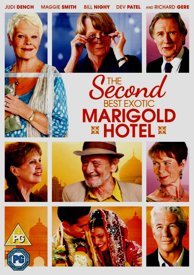 Sealed new dvd - THE SECOND BEST MARIGOLD HOTEL - judi dench maggie smith - Image 1 of 1