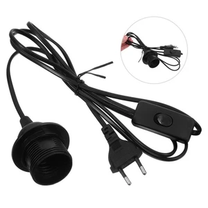 Cable de cable de lámpara colgante de linterna colgante de extensión de 1,8 m enchufe E27 encendido/apagado - Imagen 1 de 12