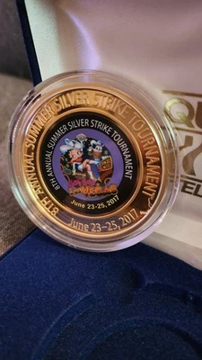 4Qs Tournament 2017 Betty Boop 1/4 Pound $40 Silver Strike 999 RARE 200 Minted - Image 1 of 4