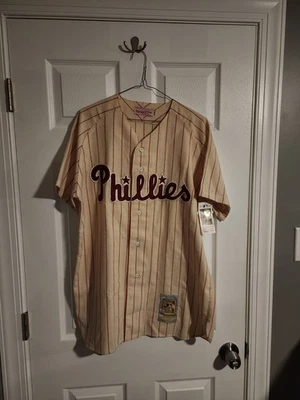 100% Authentic MITCHELL & NESS PHILADELPHIA PHILLIES RICHIE ASHBURN JERSEY Sz M - Image 1 of 4