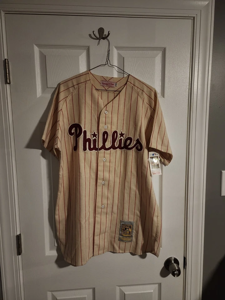 100% Authentic MITCHELL & NESS PHILADELPHIA PHILLIES RICHIE ASHBURN JERSEY Sz M - Image 1 of 4