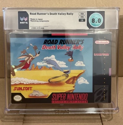 Road Runner's Death Valley Rally SNES WATA 8.0 CIB 🔥 Graded - Image 1 of 2