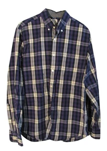 J. Crew M Shirtings Washed Tartan Purple Plaid Button Down Shirt - Picture 1 of 3