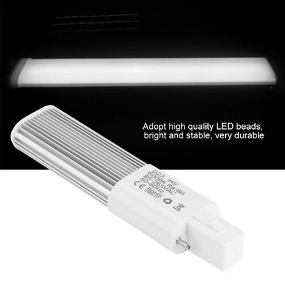 (G23) 4W 2 Pin LED Compact Lamp Energy Saving Lighting Tube Bulb - Image 1 of 2