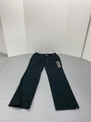 Lee Pants Womens 4 Black Relaxed Fit Straight Leg Mid Rise Effortless Wash Wear - Image 1 of 4