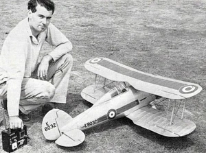 Complete-a-Pac Gloster Gladiator by HW Taylor RC Airplane Short Kit + PDF Plan - Picture 1 of 5