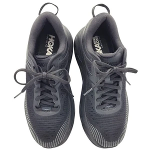 HOKA One One Bondi 7 Anchos Caminar Correr Gimnasio Zapatos 1110531 Negro Malla Para hombres 10D - Imagen 1 de 10