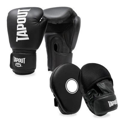 Juego de guantes y almohadillas de enfoque de boxeo TAPOUT | Equipo de entrenamiento MMA | Kit de kickboxing Foto 1 de 4