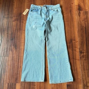 Polo Ralph Lauren The Laight Cropped Flare hellblaue Damenjeans Größe 30 neu mit Etikett - Bild 1 von 7