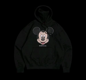 CIVIL REGIME CLASSIC 90’S MICKEY HOODIE IN BLACK - LARGE IN HAND READY 2 SHIP!! - Picture 1 of 4